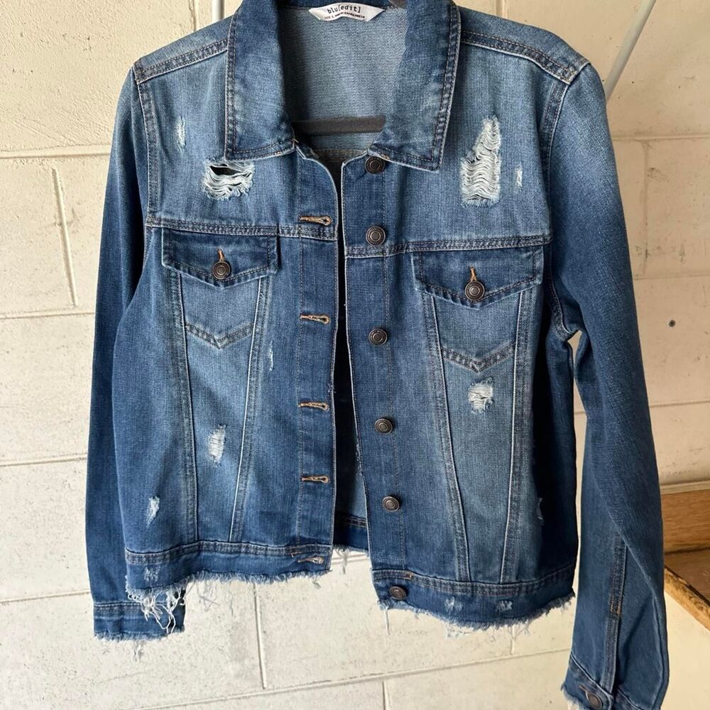 Unbranded Women's Blue and Navy Jacket
